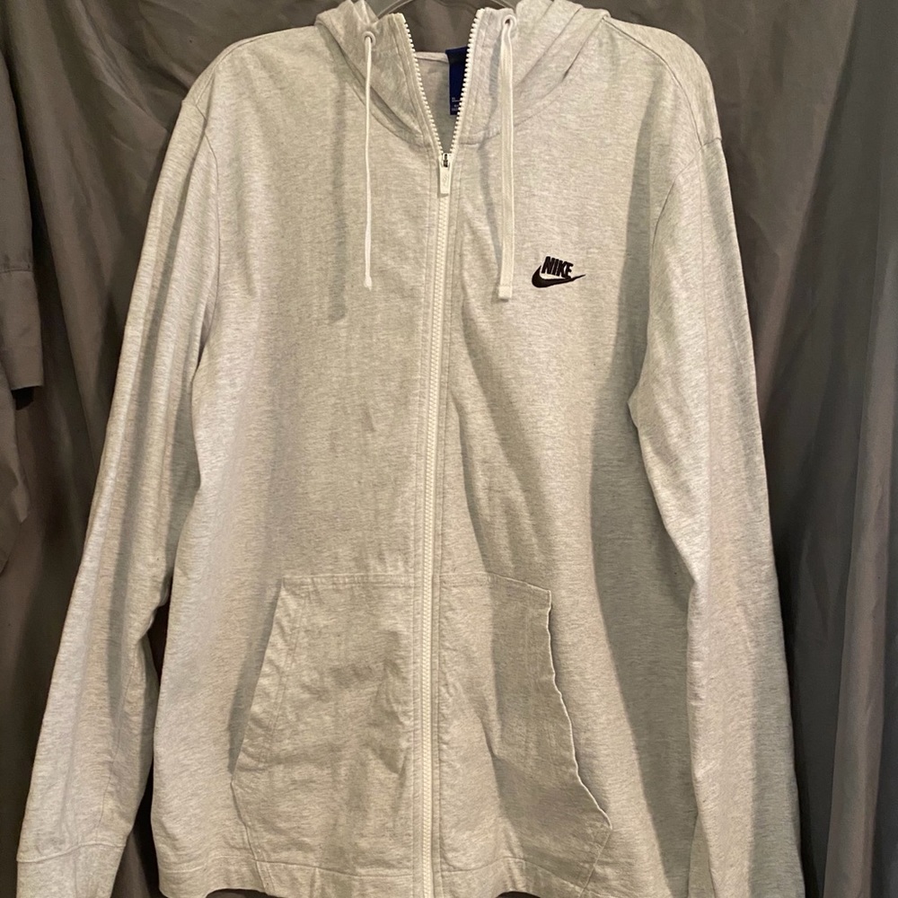 Women’s Light Heather Grey Hoodie Jacket